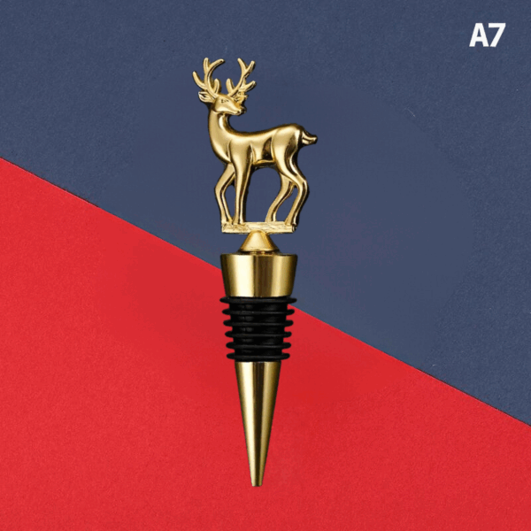 minakira Christmas Theme Bottle Stopper – Festive Wine Preservation Cap - Image 21