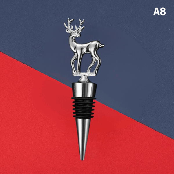 minakira Christmas Theme Bottle Stopper – Festive Wine Preservation Cap - Image 22
