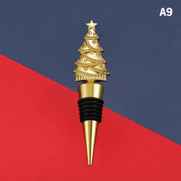 minakira Christmas Theme Bottle Stopper – Festive Wine Preservation Cap - Image 23