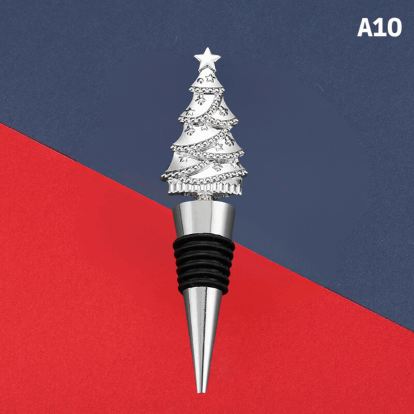 minakira Christmas Theme Bottle Stopper – Festive Wine Preservation Cap - Image 24