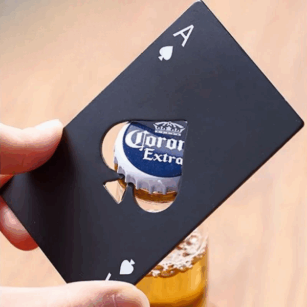 minakira Ace of Spades Bottle Opener – Stylish Card-Themed Bar Tool