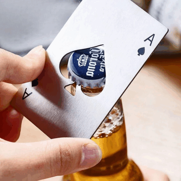 minakira Ace of Spades Bottle Opener – Stylish Card-Themed Bar Tool - Image 2