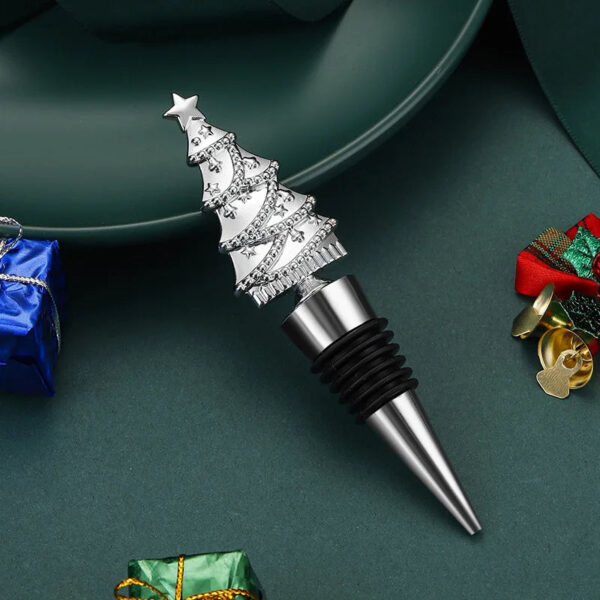 minakira Christmas Theme Bottle Stopper – Festive Wine Preservation Cap - Image 13