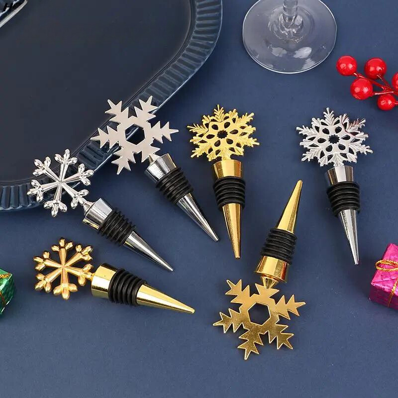 minakira Christmas Theme Bottle Stopper – Festive Wine Preservation Cap