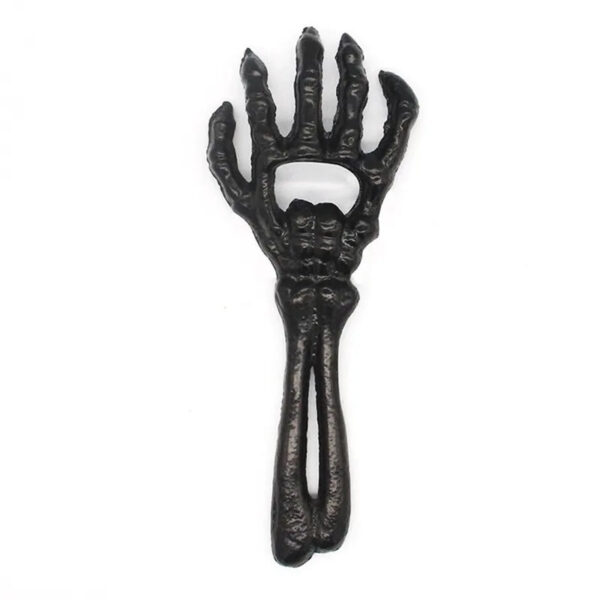 minakira Black Skeleton Hands Bottle Opener – Unique Gothic Bar Tool - Image 5