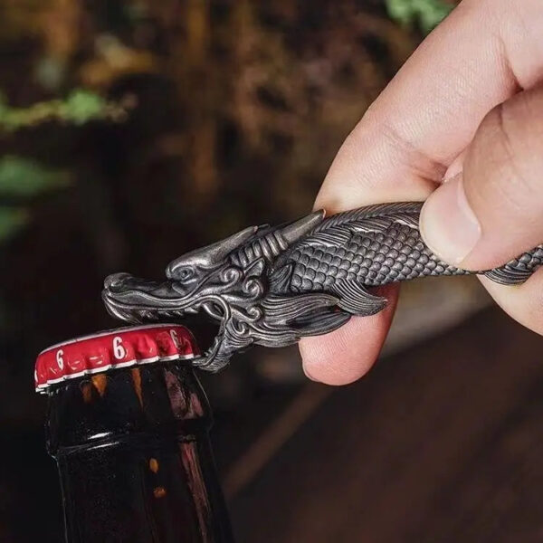 minakira Copper Dragon Fish Bottle Opener – Unique Artisan Bar Tool - Image 2