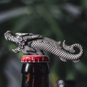 minakira Copper Dragon Fish Bottle Opener – Unique Artisan Bar Tool