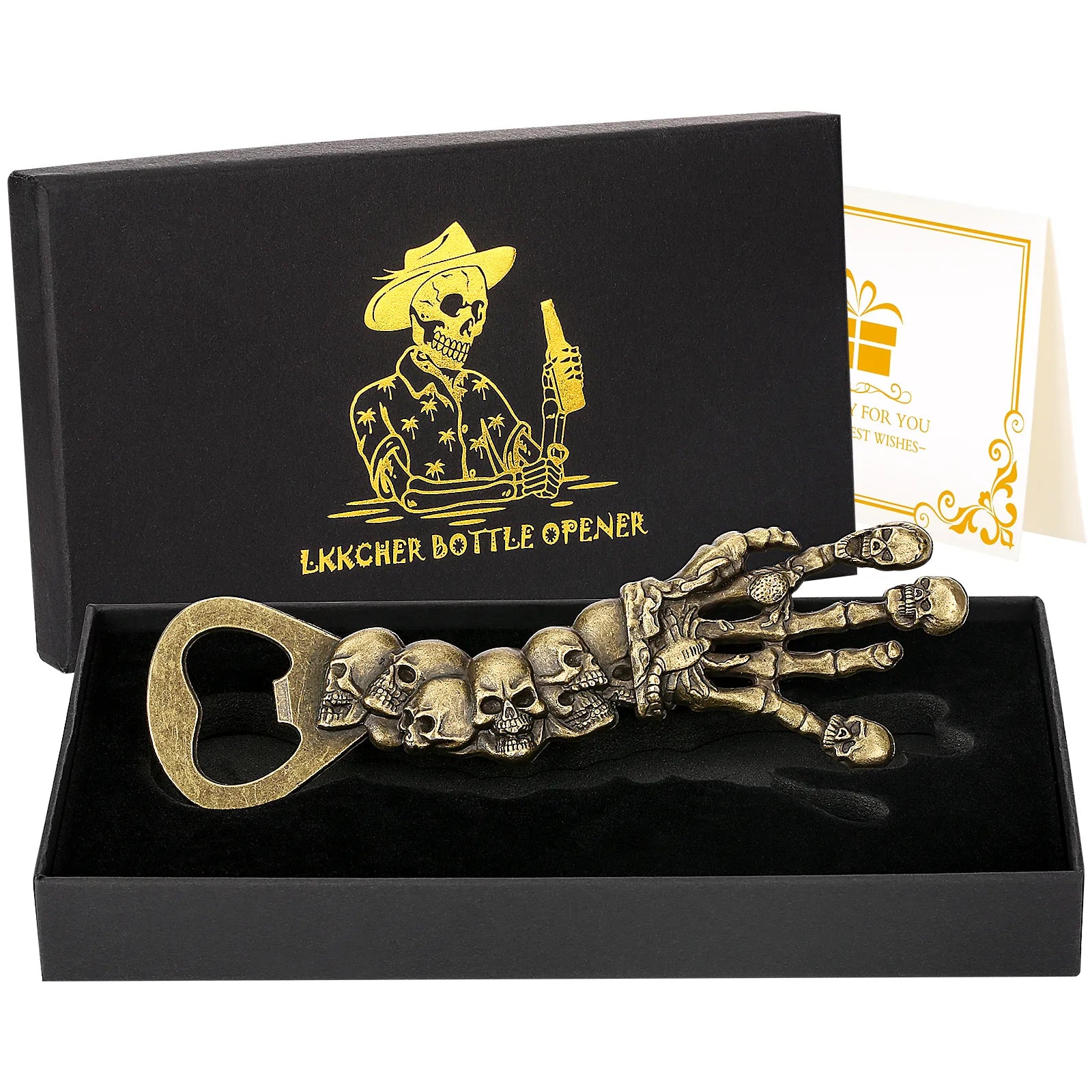 minakira Ghost Rider Bottle Opener – Edgy Skull Design Bar Tool