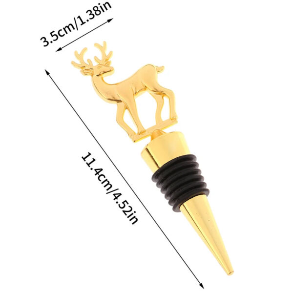 minakira Christmas Theme Bottle Stopper – Festive Wine Preservation Cap - Image 26