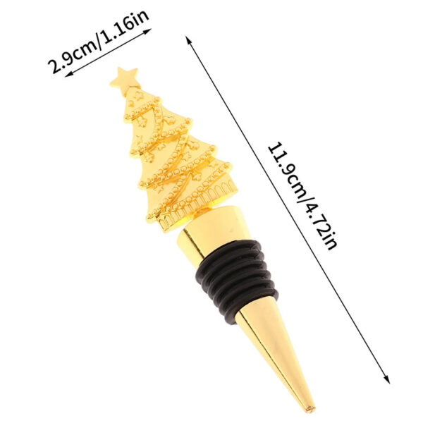 minakira Christmas Theme Bottle Stopper – Festive Wine Preservation Cap - Image 27