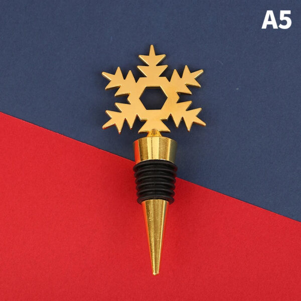 minakira Christmas Theme Bottle Stopper – Festive Wine Preservation Cap - Image 19