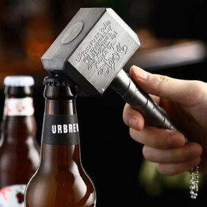 minakira Thor’s Hammer Bottle Opener – Mythic Norse Bar Tool