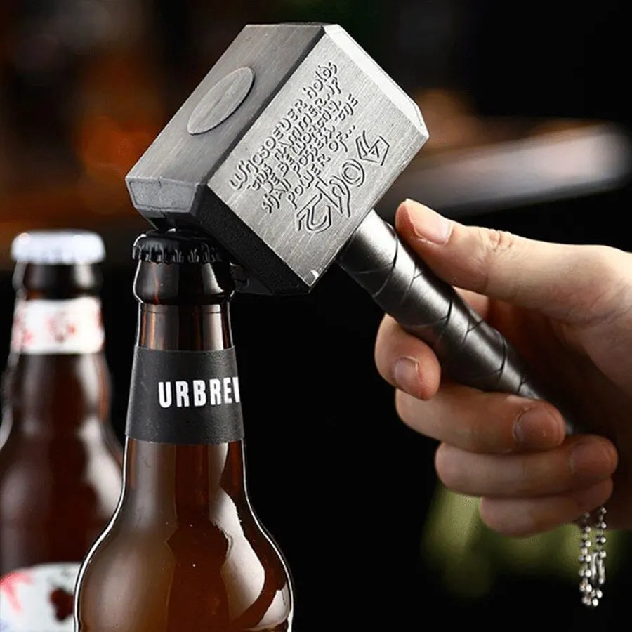 minakira Thor’s Hammer Bottle Opener – Mythic Norse Bar Tool